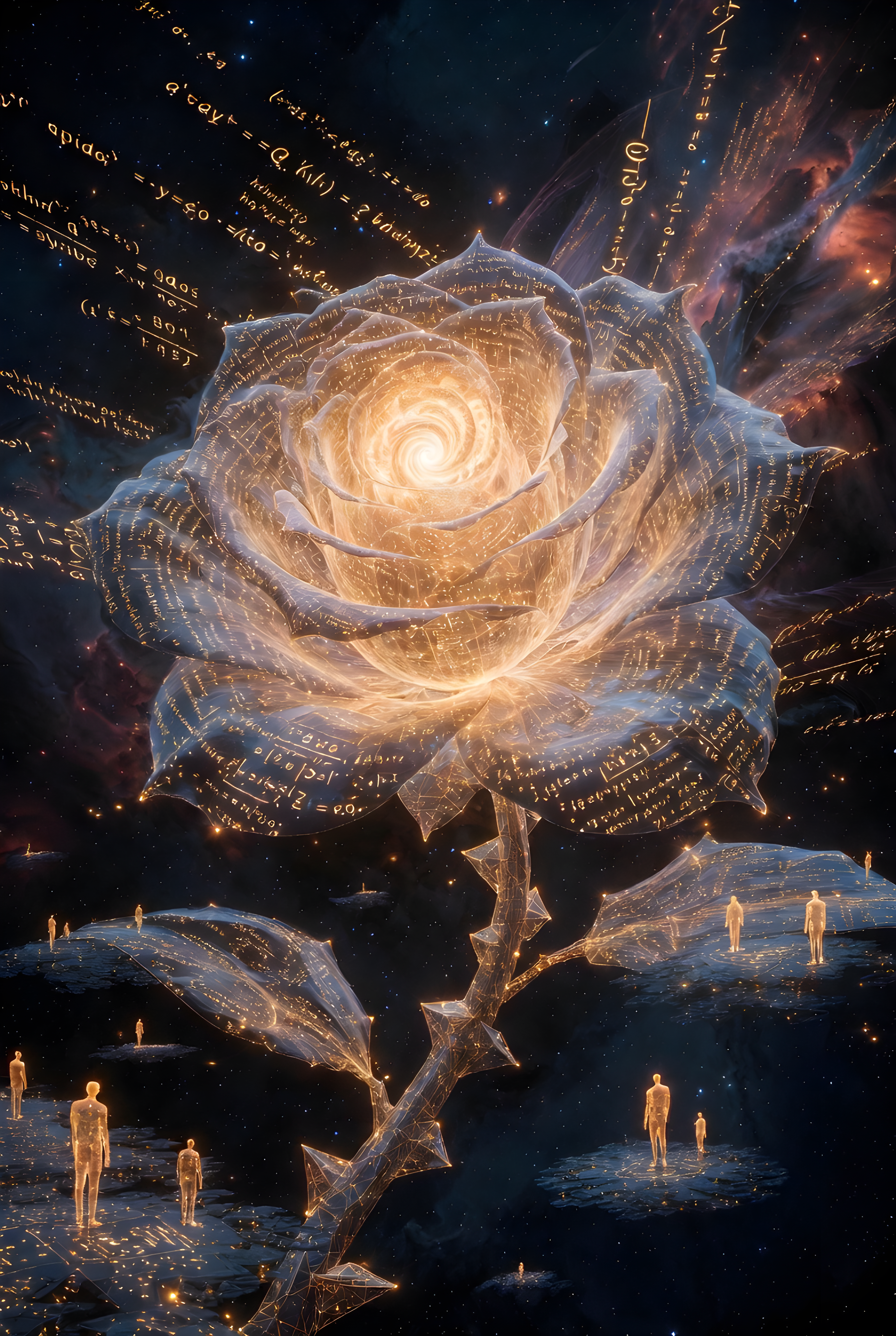 Quantum Rose — Metaphysical Series by Quentin Atwood